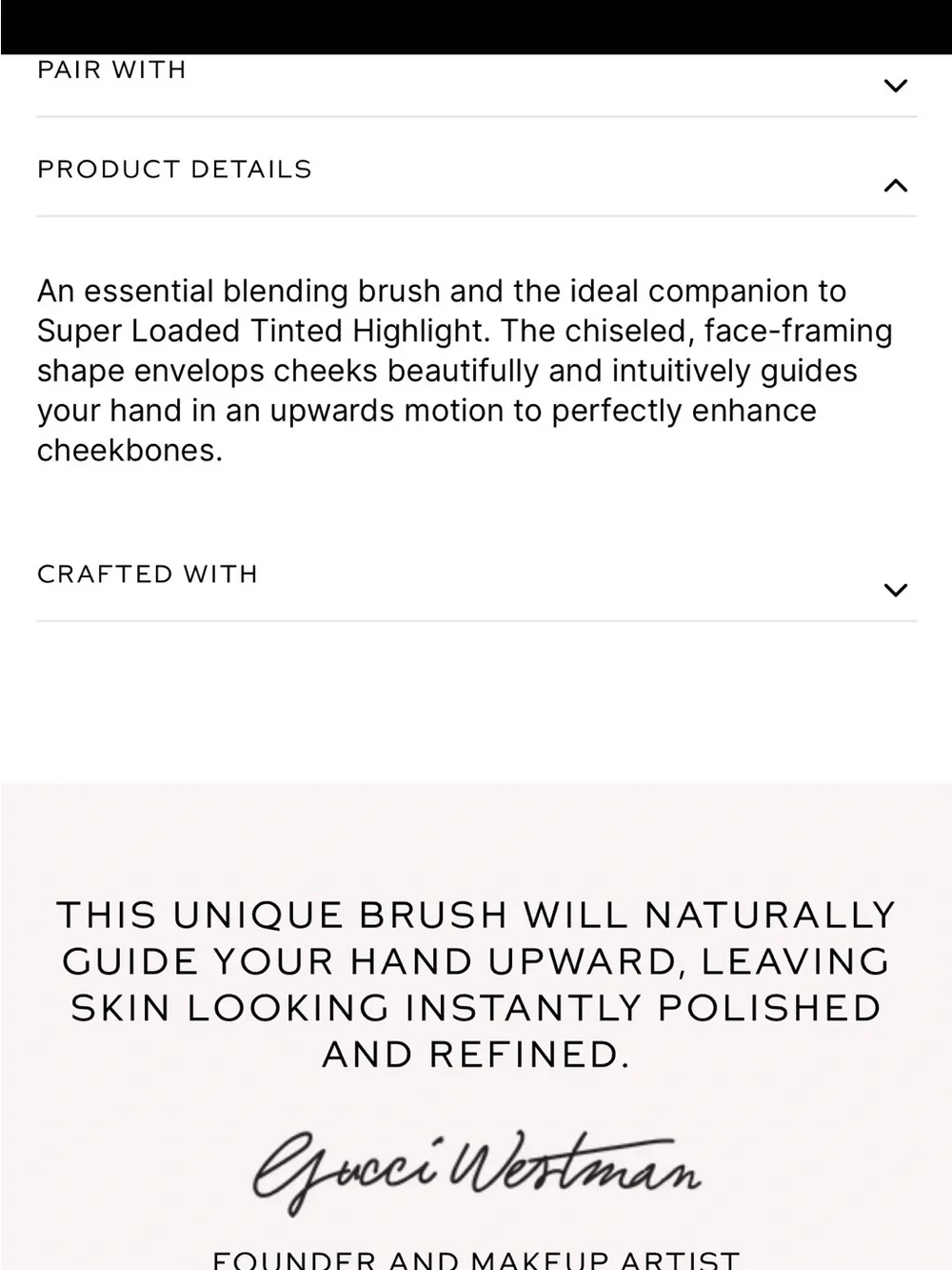 Westman Atelier Blender Brush